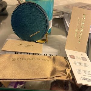 Burberry mini round coin purse